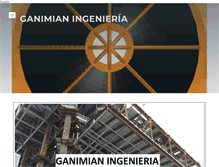 Tablet Screenshot of ganimianingenieria.com